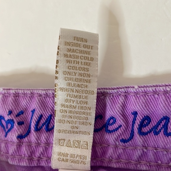 Justice Jeans 2 toned shorts youth size 14R - Picture 5 of 9
